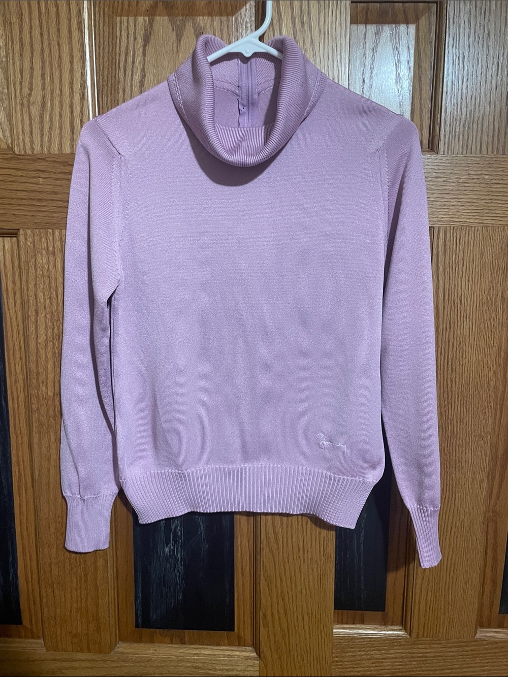 Givenchy VINTAGE Turtleneck Sweater in Rose Pink. 1980. Unworn condition.
